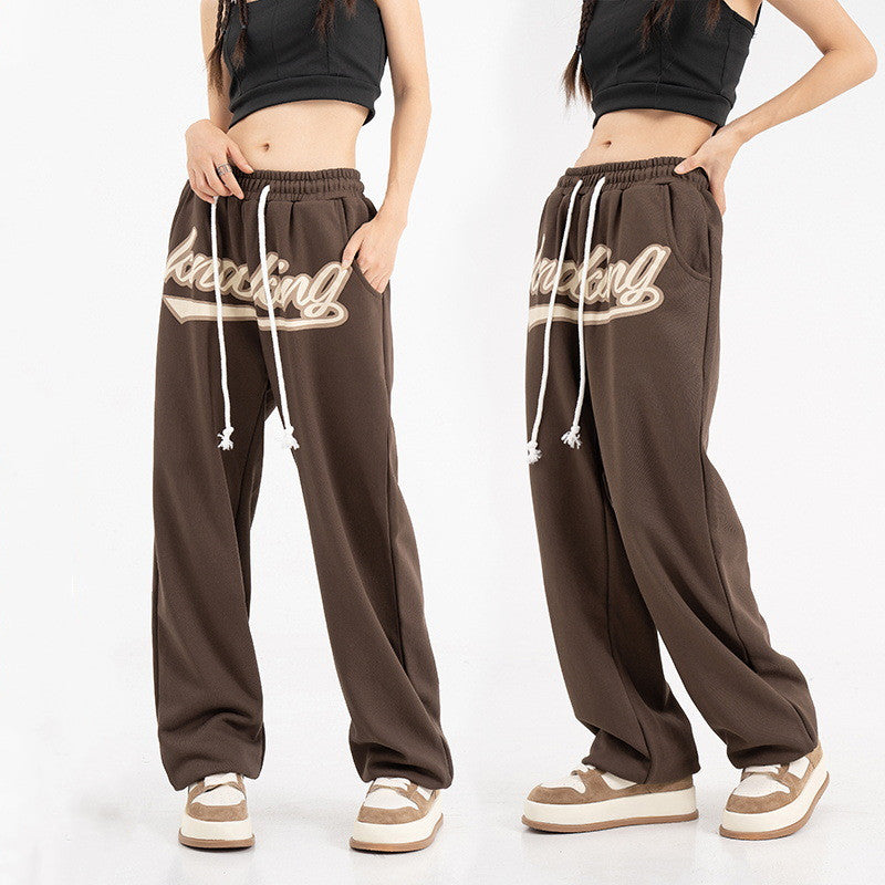 Versatile and Casual Street Hip-Hop American Sweatpants