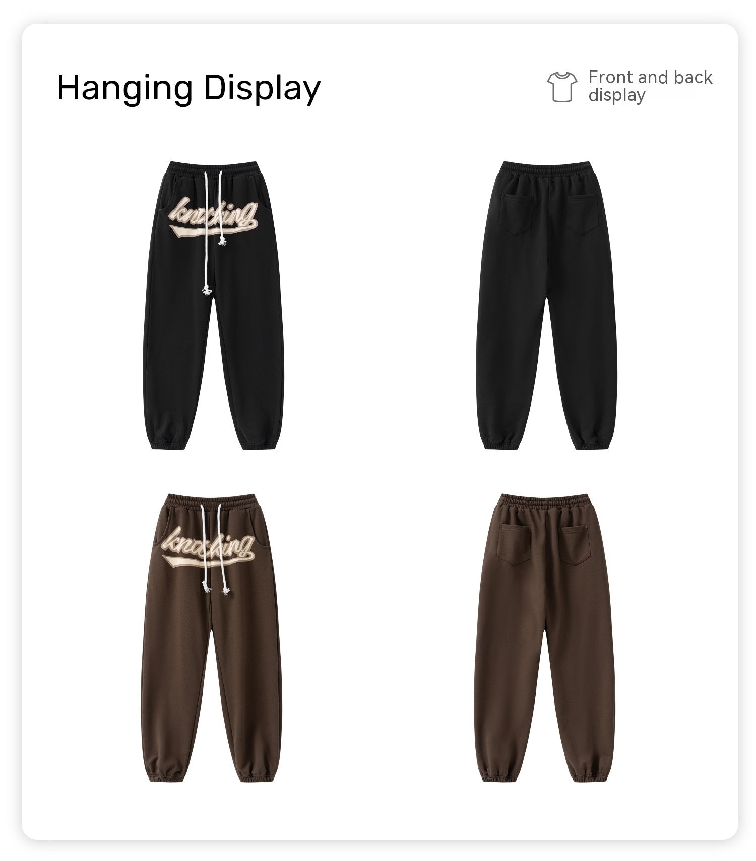 Versatile and Casual Street Hip-Hop American Sweatpants