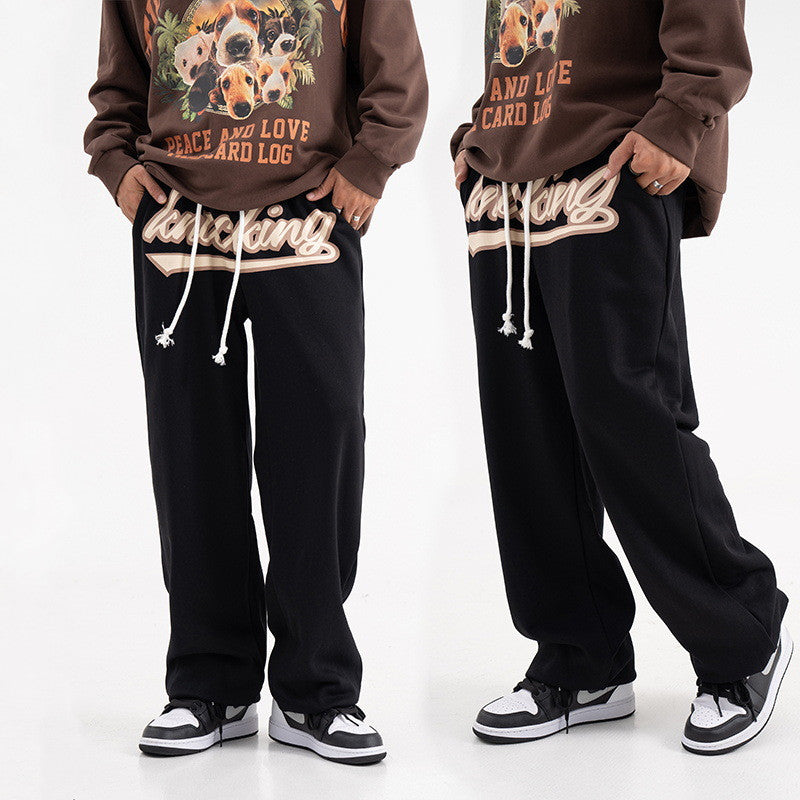 Versatile and Casual Street Hip-Hop American Sweatpants